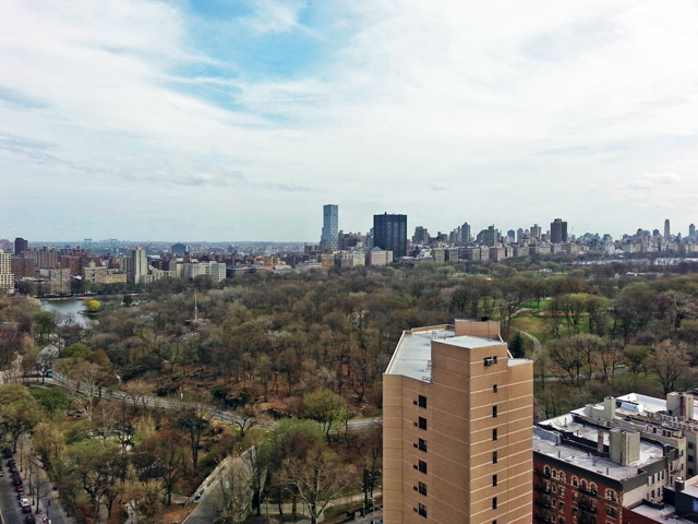 Central Park view from One Morningside