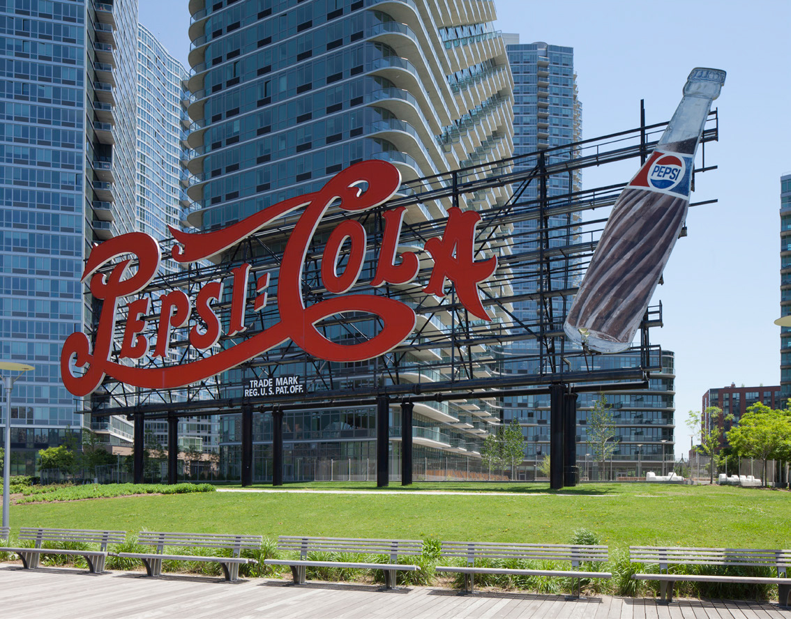 Pepsi-Cola Sign, Long Island City. Photo via LPC.