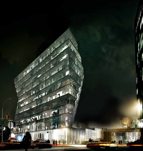40 10th Avenue, rendering by Studio/Gang Architects40 10th Avenue, rendering by Studio/Gang Architects