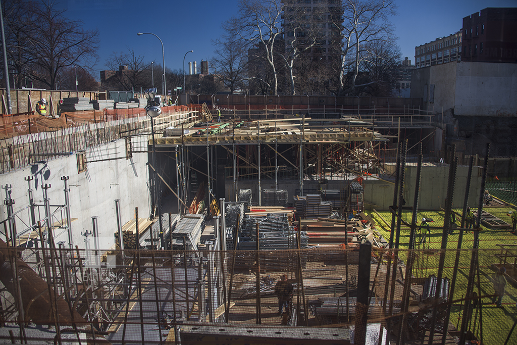 Construction at 199 Jay Street. Photo by Tectonic.