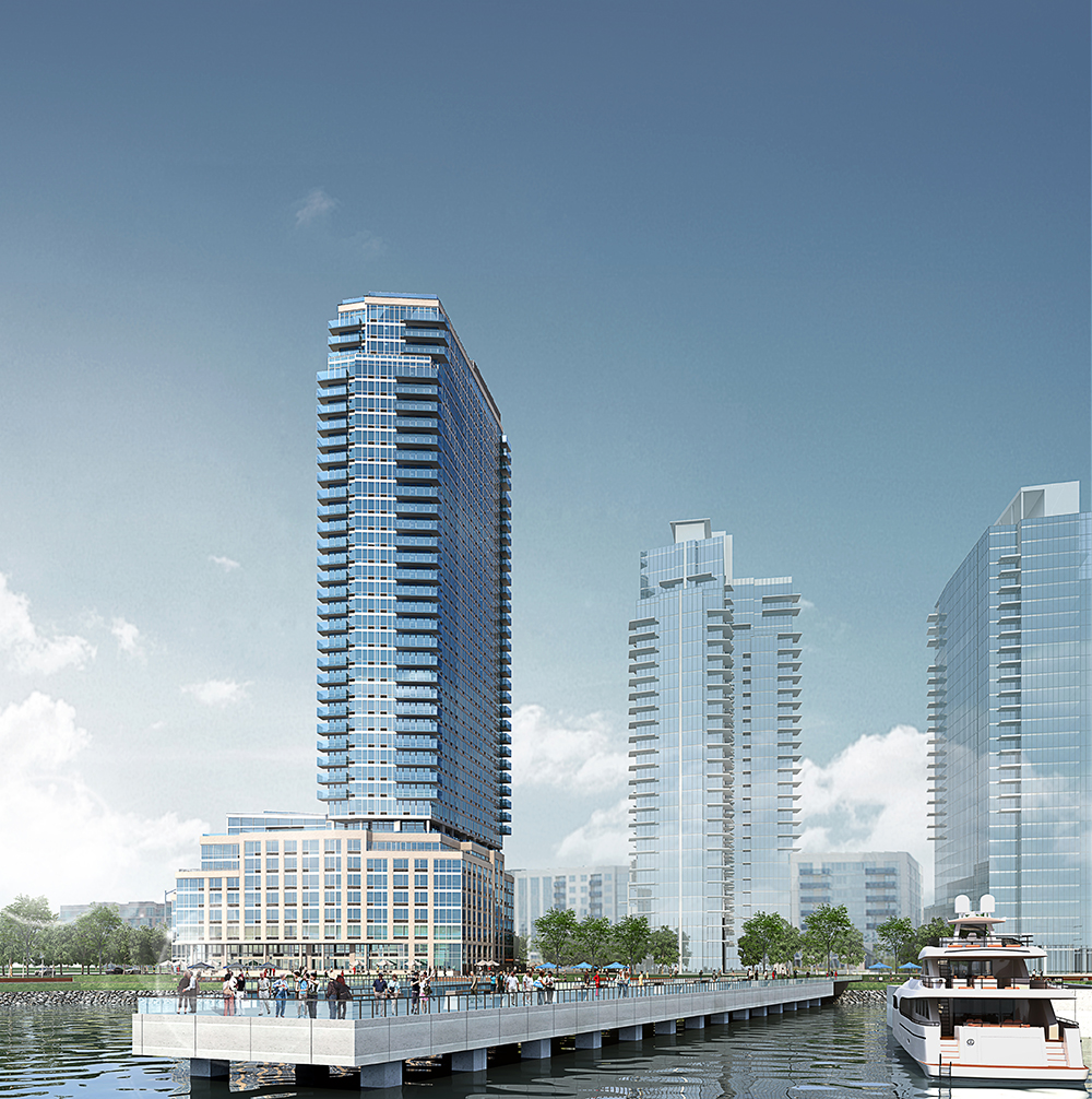 2 North 6th Place, rendering by Stephen B Jacobs Group