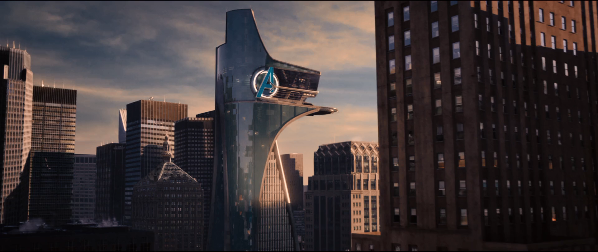 Avengers Tower in "Avengers: Age of Ultron"