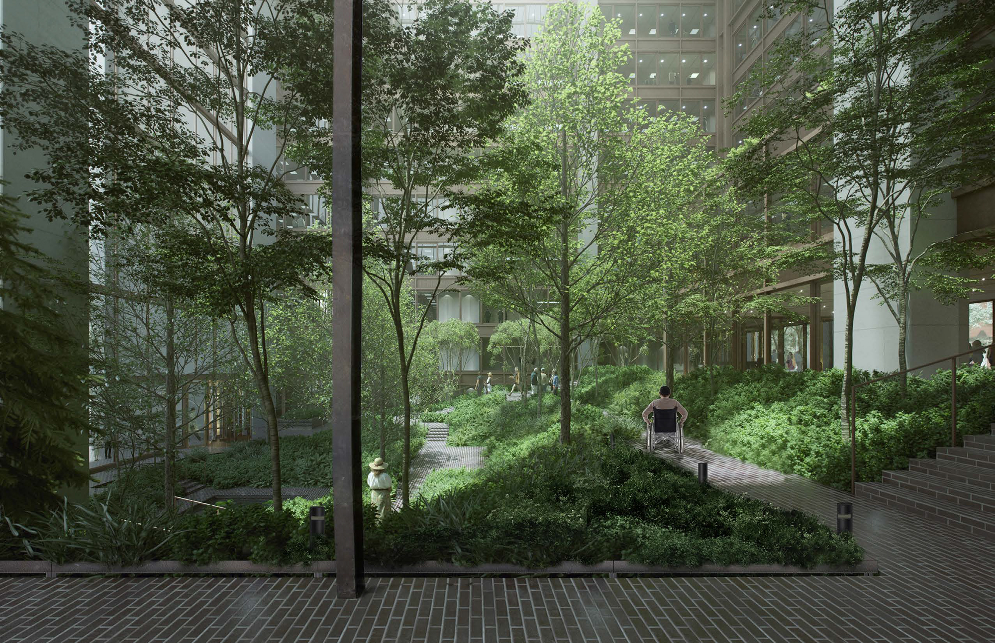 Proposed conditions at the Ford Foundation Building