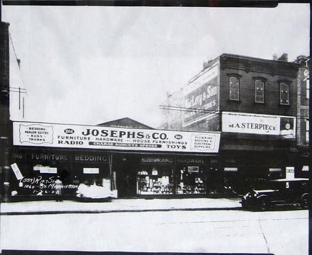 J Joseph & Sons at 1056 Manhattan Avenue in 1928. image via NewYorkShitty