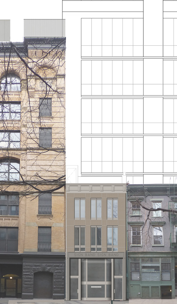 25 Bleecker Street, March 2014 approved proposal