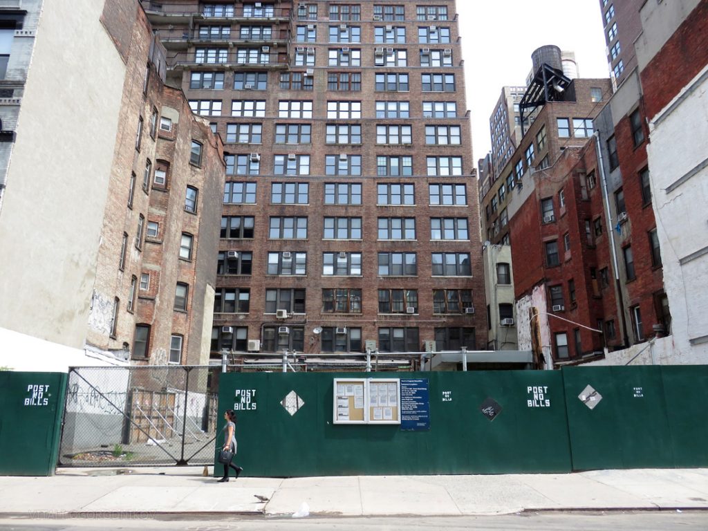 215 West 28th Street. Looking north. Photos by the author.