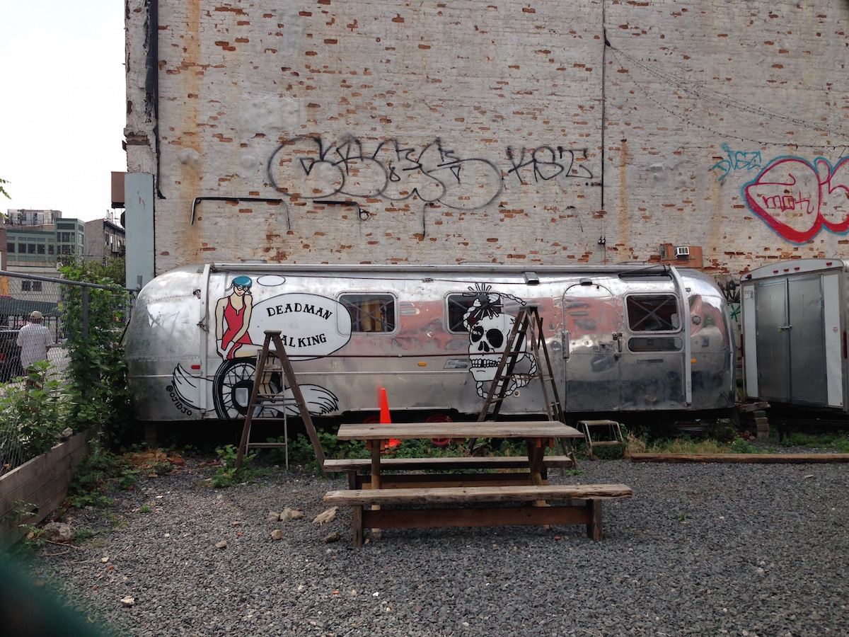 A look at one of 28 Spencer Place's Airstream trailers-turned-vintage stores.