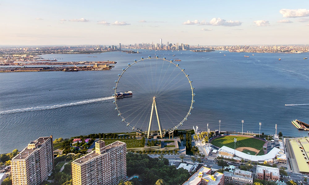 Rendering of the New York Wheel by S9 Architecture/Perkins Eastman