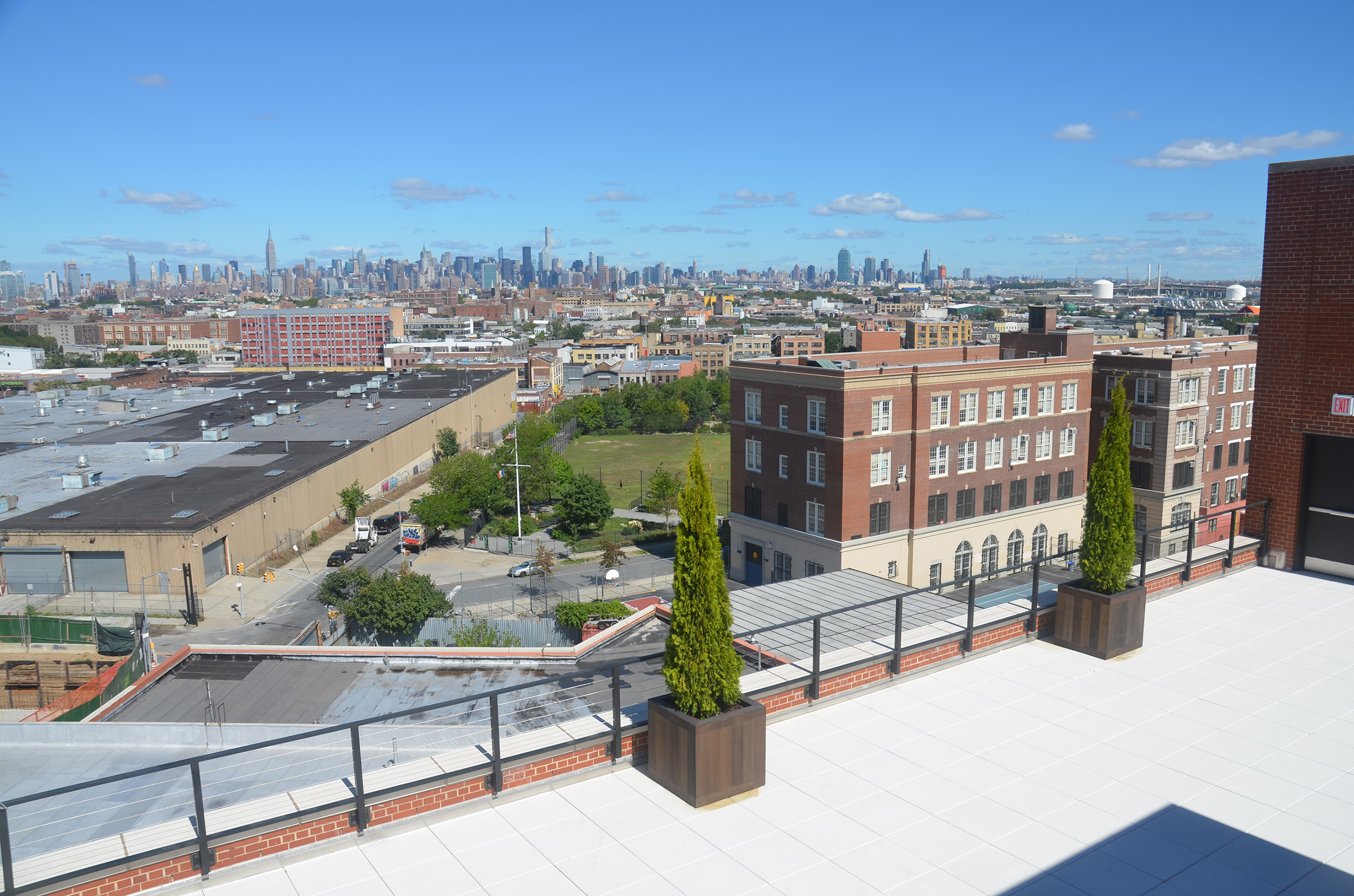 View from roof of 95 Evergreen Avenue
