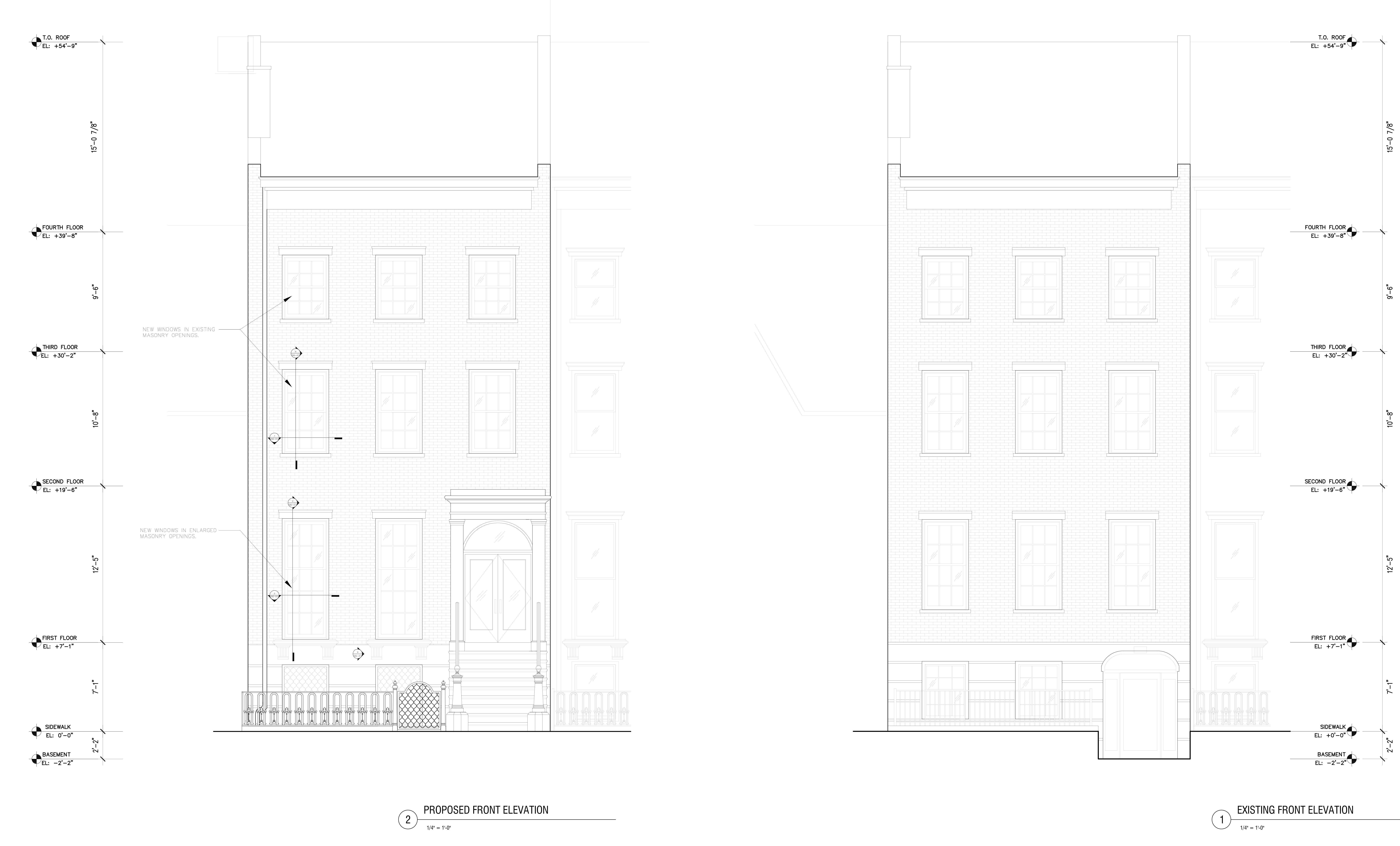 Proposal for the front of 152 Henry Street, as presented August 9, 2016