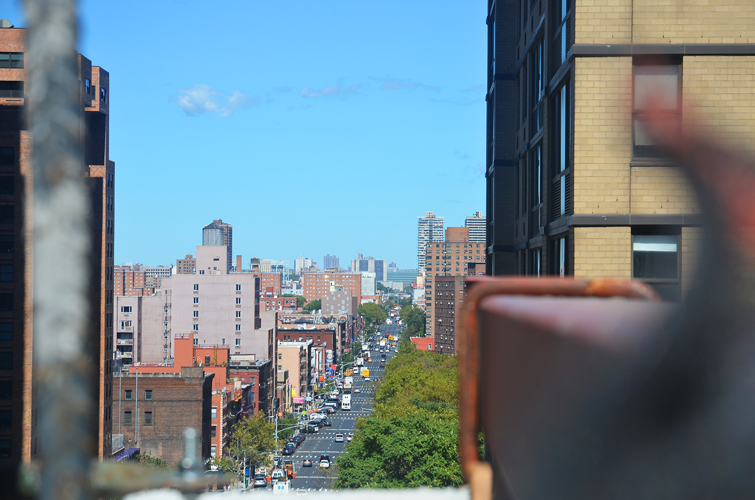 View up Third Avenue from The Kent, 200 East 95th Street