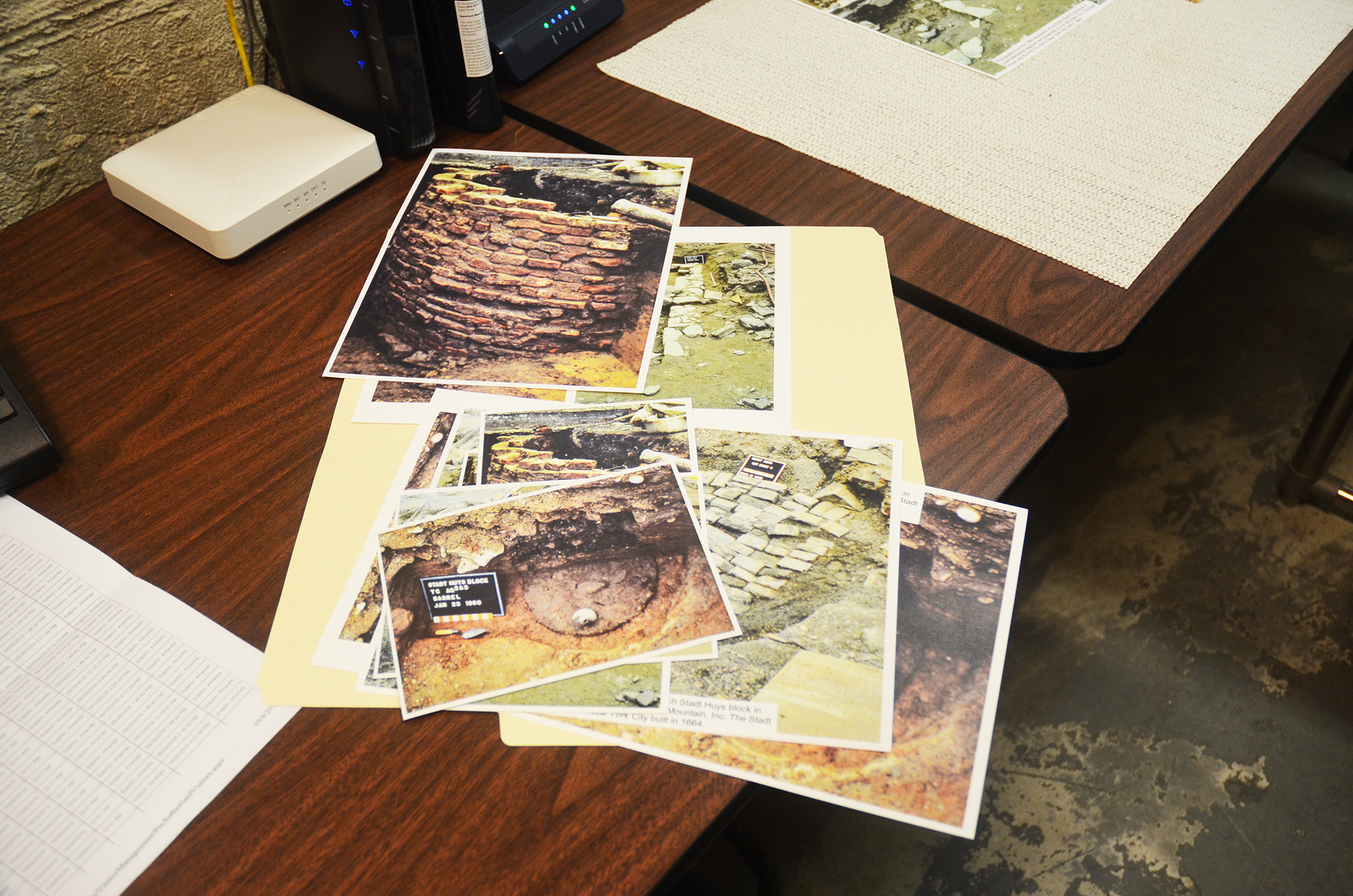 Items already scanned by Iron Mountain for the NYC Archaeological Repository