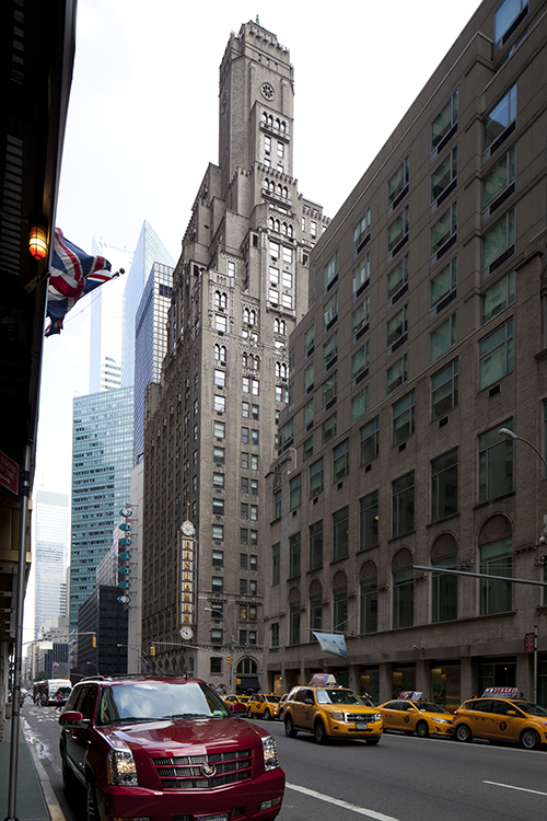 The former Beverly Hotel (now the Benjamin Hotel) at 125 East 50th Street