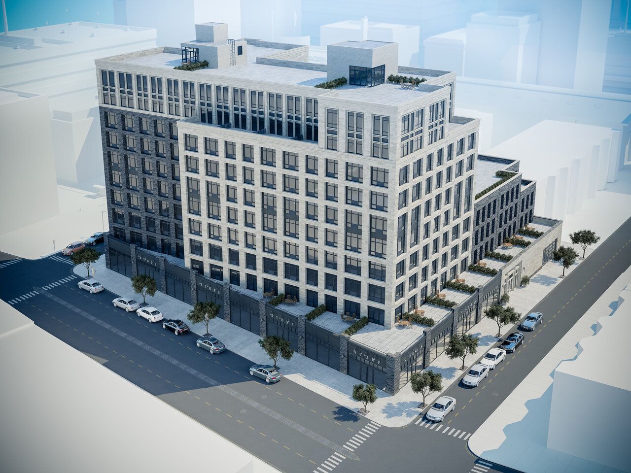 1535 Bedford Avenue. rendering by Issac and Stern Architects