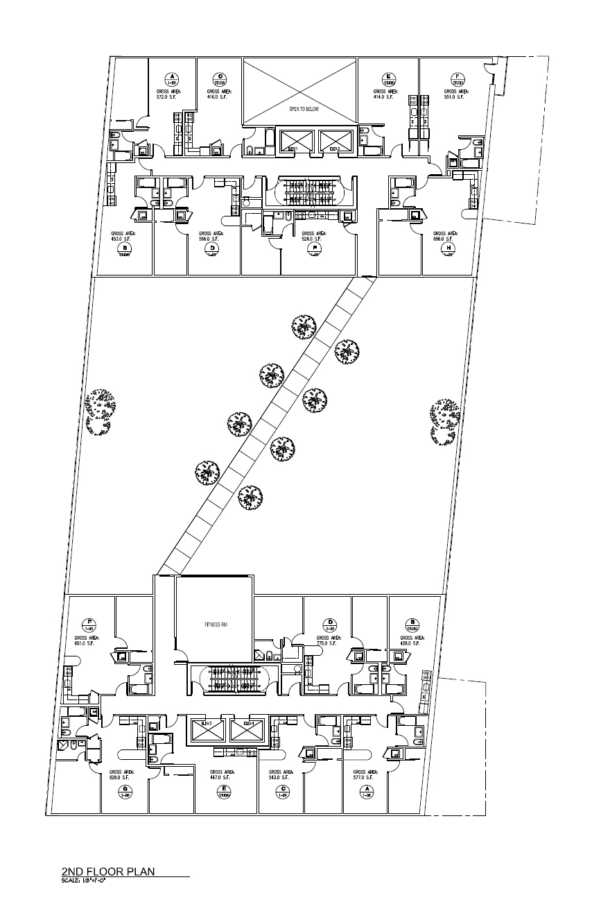 Second floor plan. Drawing by Tan Architect PC, publicly available via the Remedial Action Work Plan.