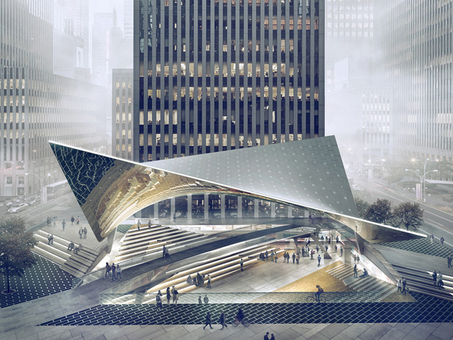 Gensler's Visions for 1221 Avenue of the Americas