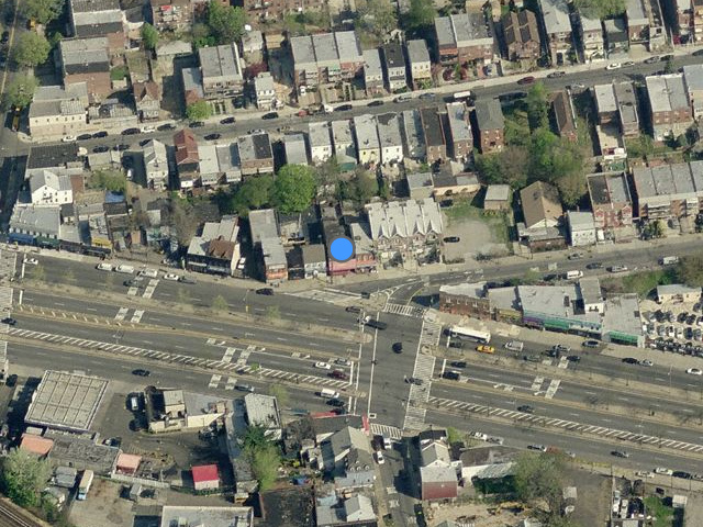 70-09 45th Street, overhead shot from Bing Maps