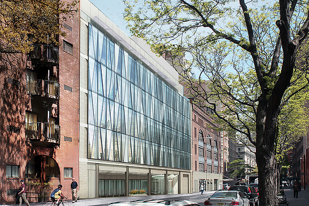 Laboratory Medicine Building at 327 East 64th Street, rendering by Perkins+Will