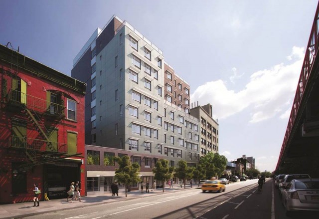 105 South Fifth Street, rendering from Dattner