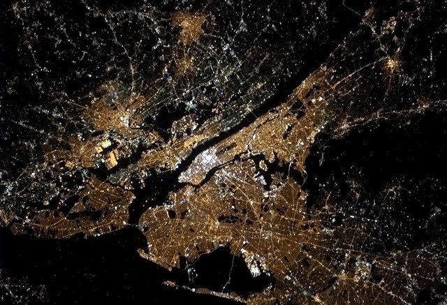NYC from space
