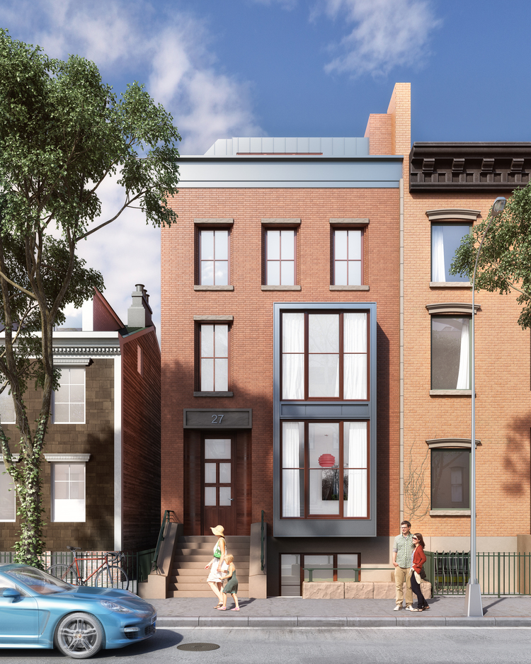 27 Cranberry Street, rendering by Martin Santini