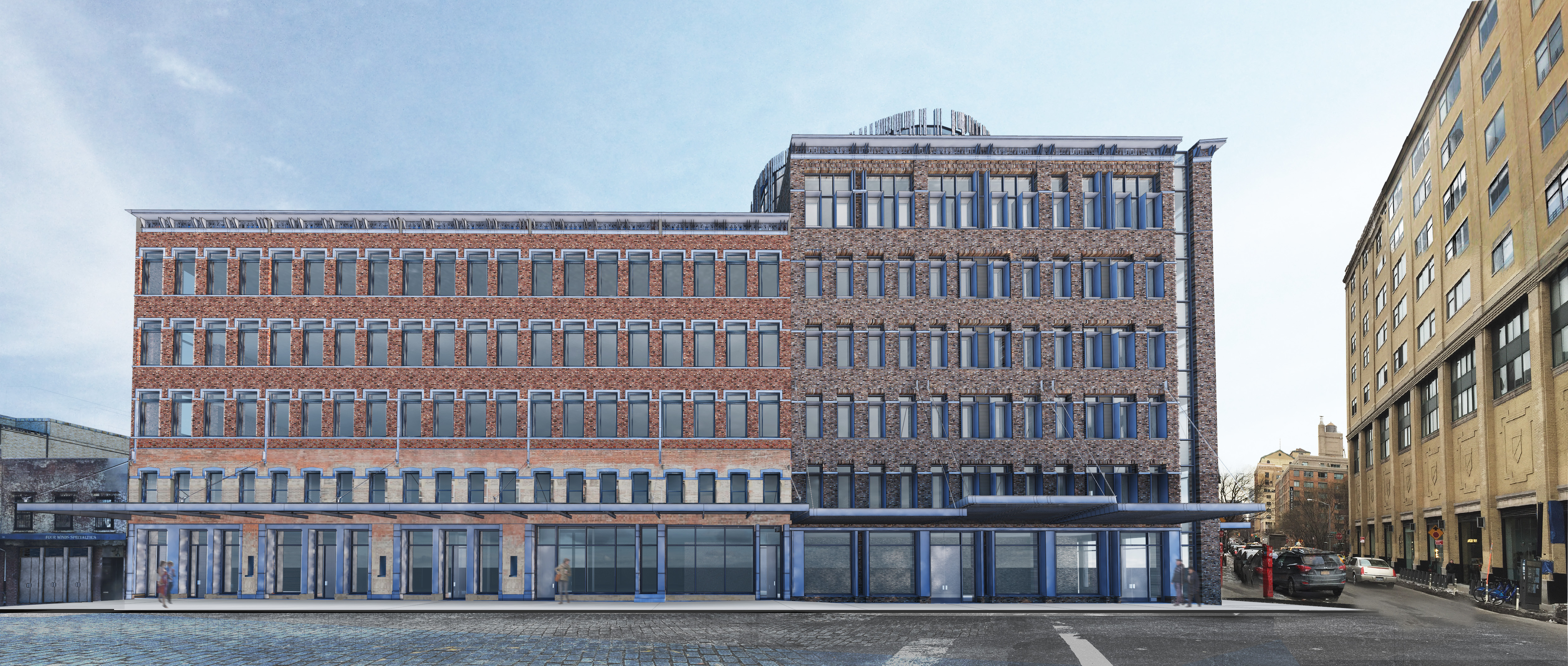 60-74 Gansevoort Street, rendering by BKSK Architects