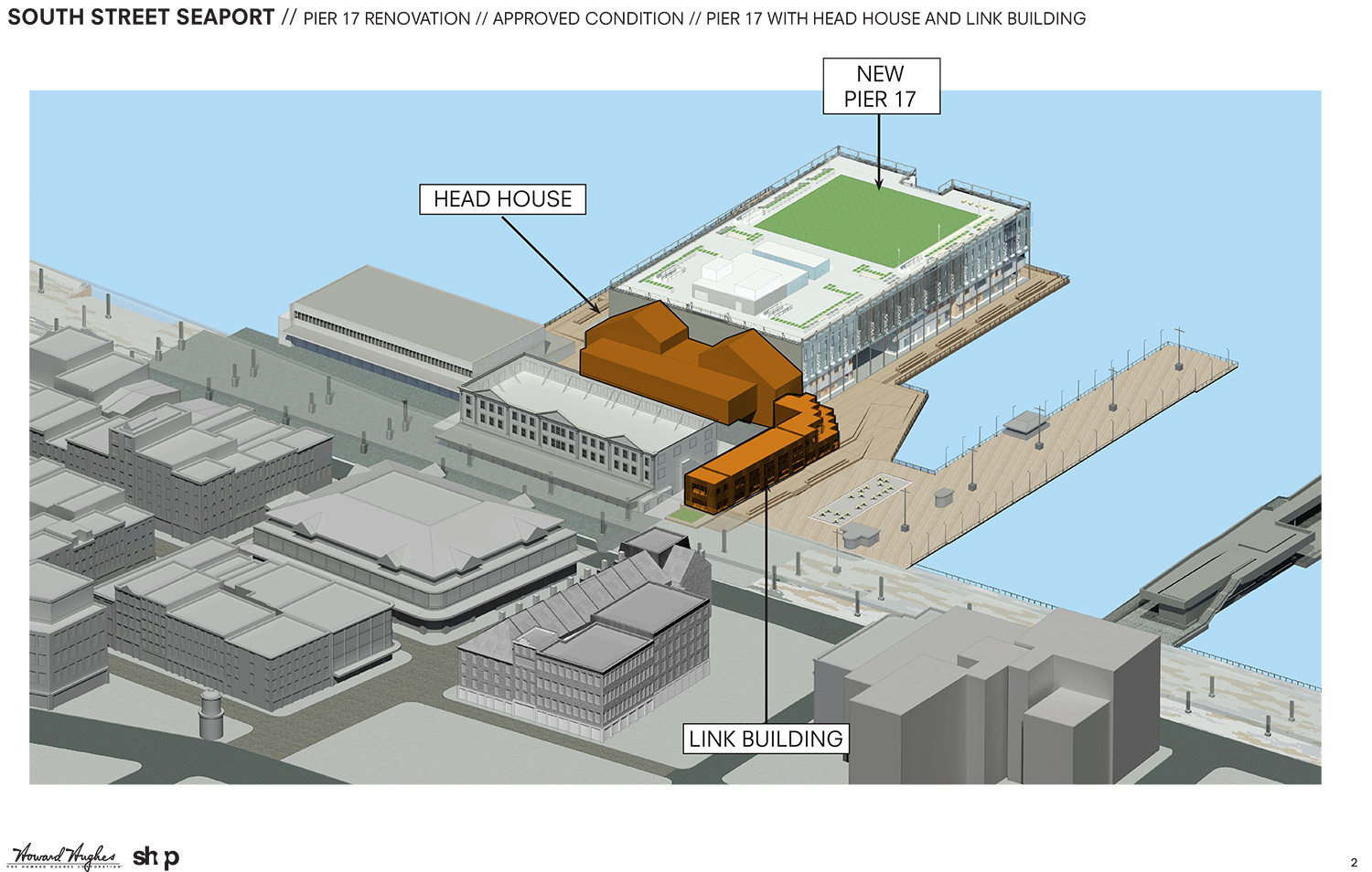 With Rooftop Pergola Gone, South Street Seaport Pier 17 Plan ...