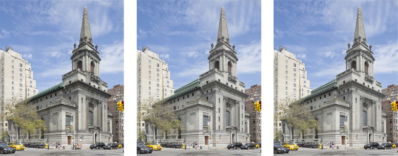 361 Central Park West - existing conditions, 2014 proposal, and 2015 proposal.