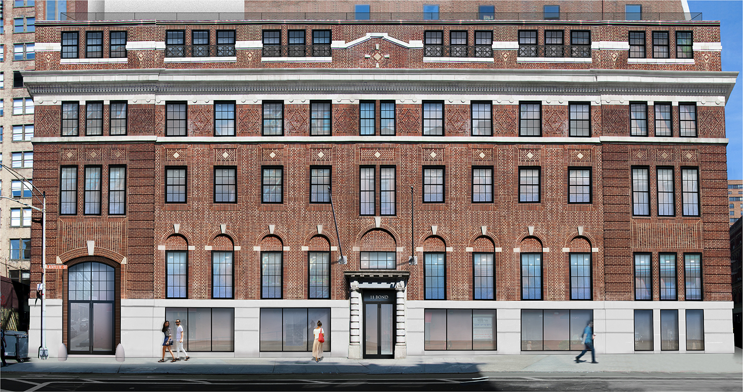 Approved renovation plan for 348 Lafayette Street.