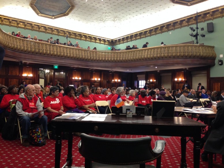 City Council hearing on Zoning for Quality and Affordability. photo by Rebecca Baird-Remba