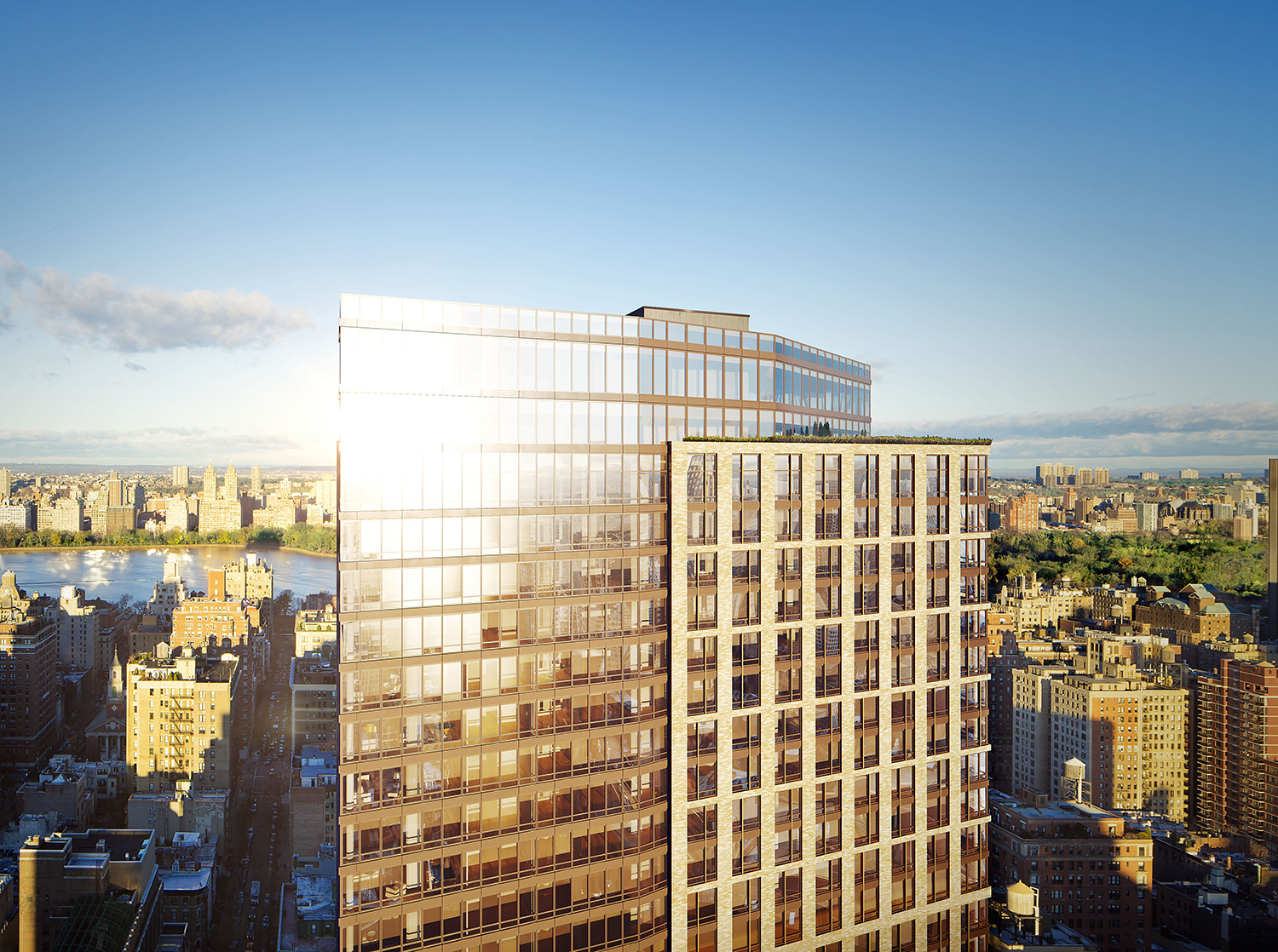 Rendering of the Easton, 205 East 92nd Street. Designed by Handel Architects. Rendering by Moso Studio