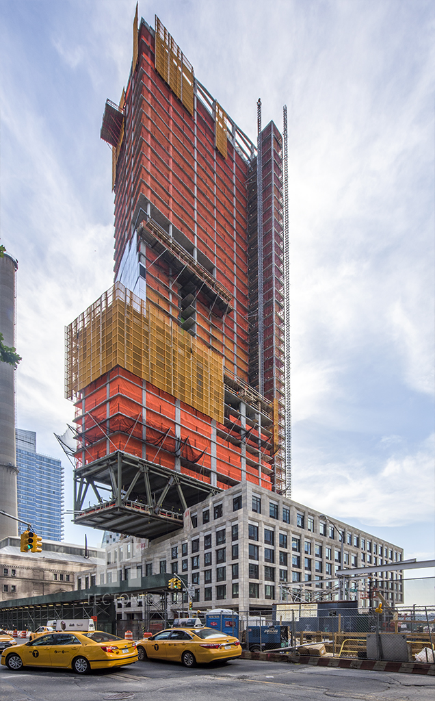 Construction of One West End, at 1 West End Avenue. Photo by Tectonic
