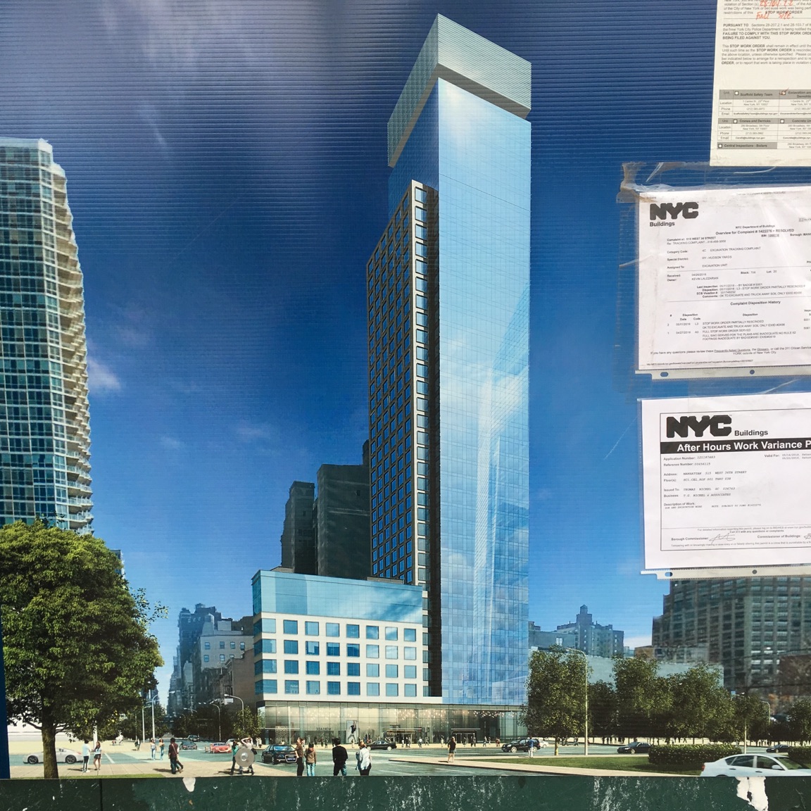 515 West 36th Street construction rendering