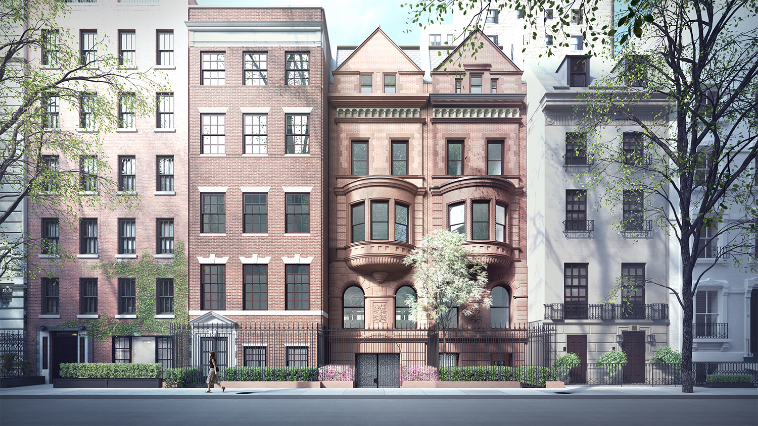 Proposed front of 11-15 East 75th Street
