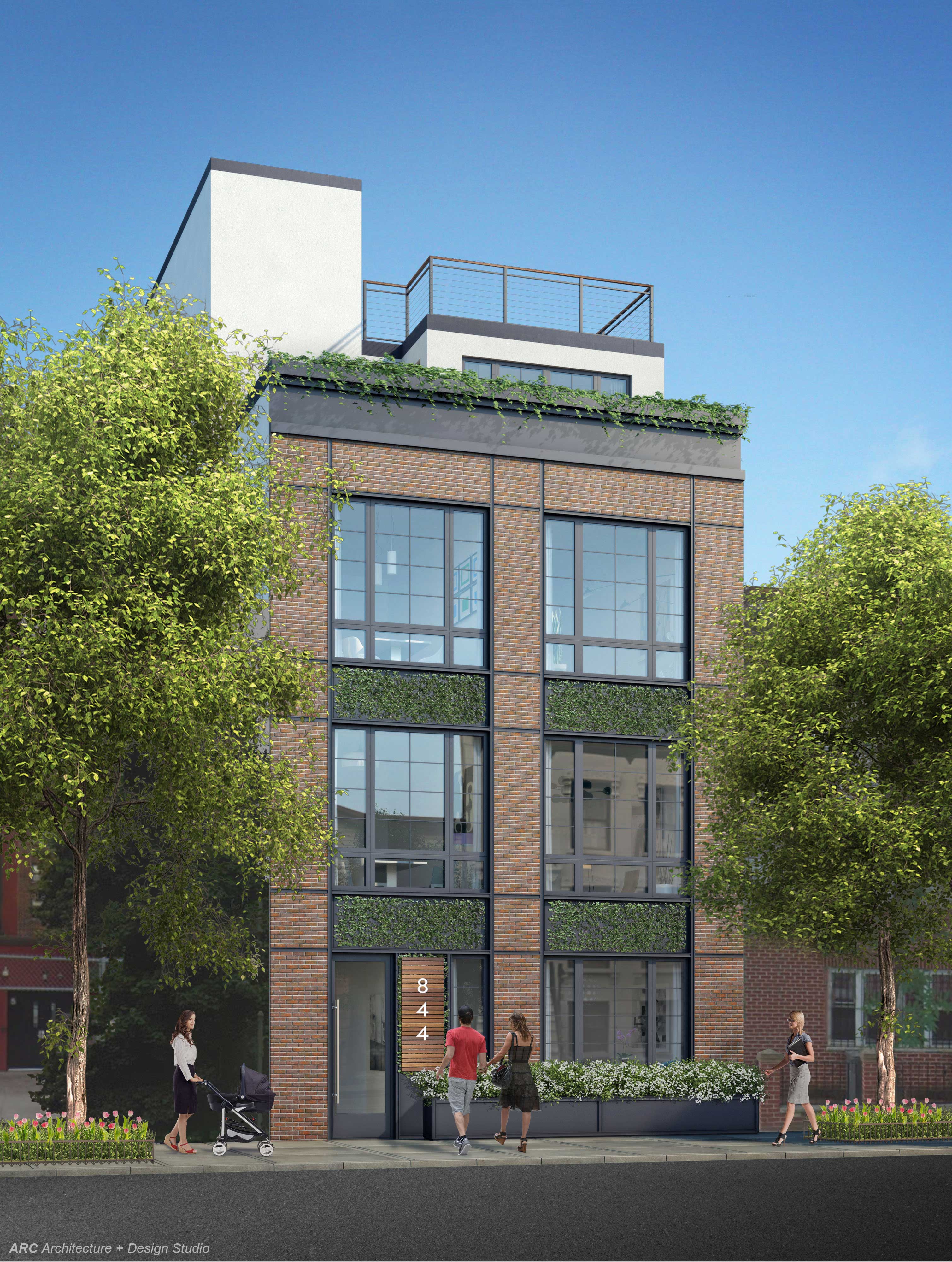844 Quincy Street, rendering by Robert Bianchini's ARC Architecture and Design