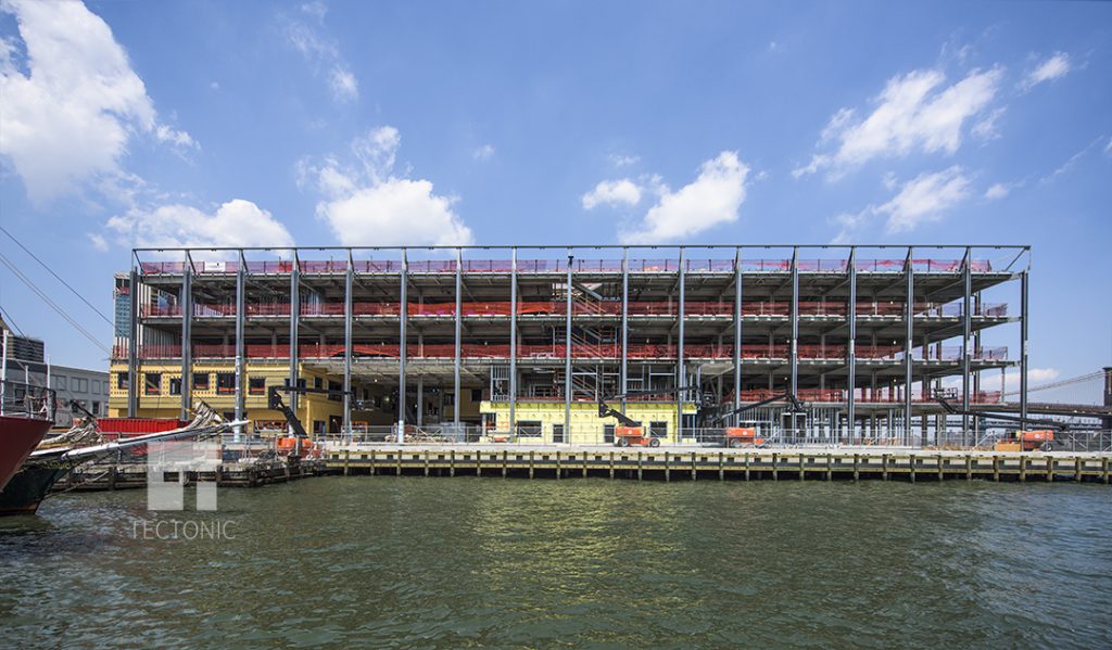 Façade Installation Continues at South Street Seaport’s Pier 17 New