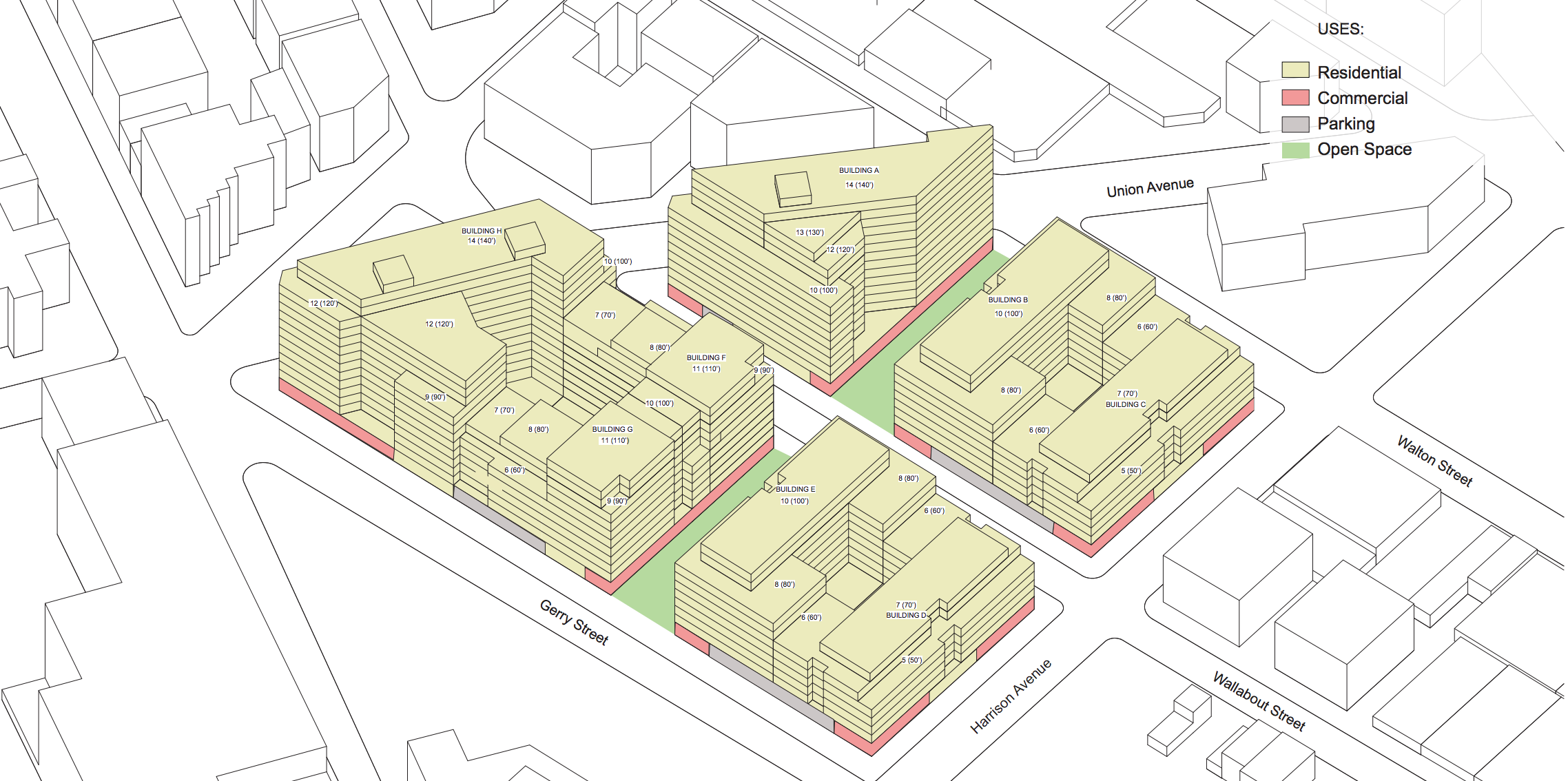 Proposed Broadway Triangle rezoning, via DCP