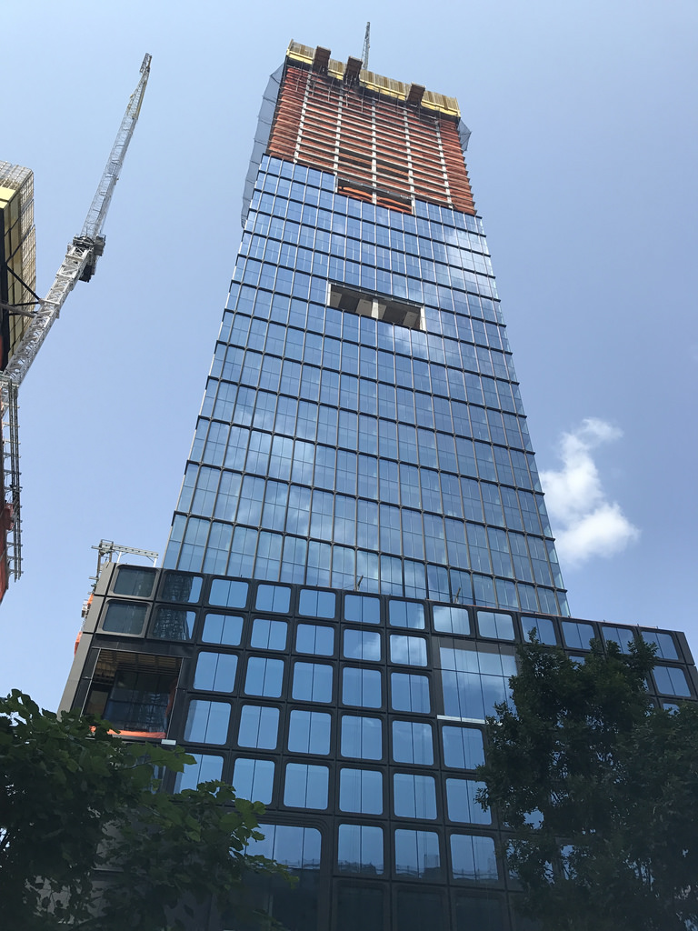 55 Hudson Yards Tops Out 51 Floors and 780 Feet Above ...