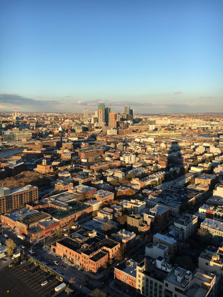 View of Long Island City and surrounding Queen borough, photo taken by Michael Young