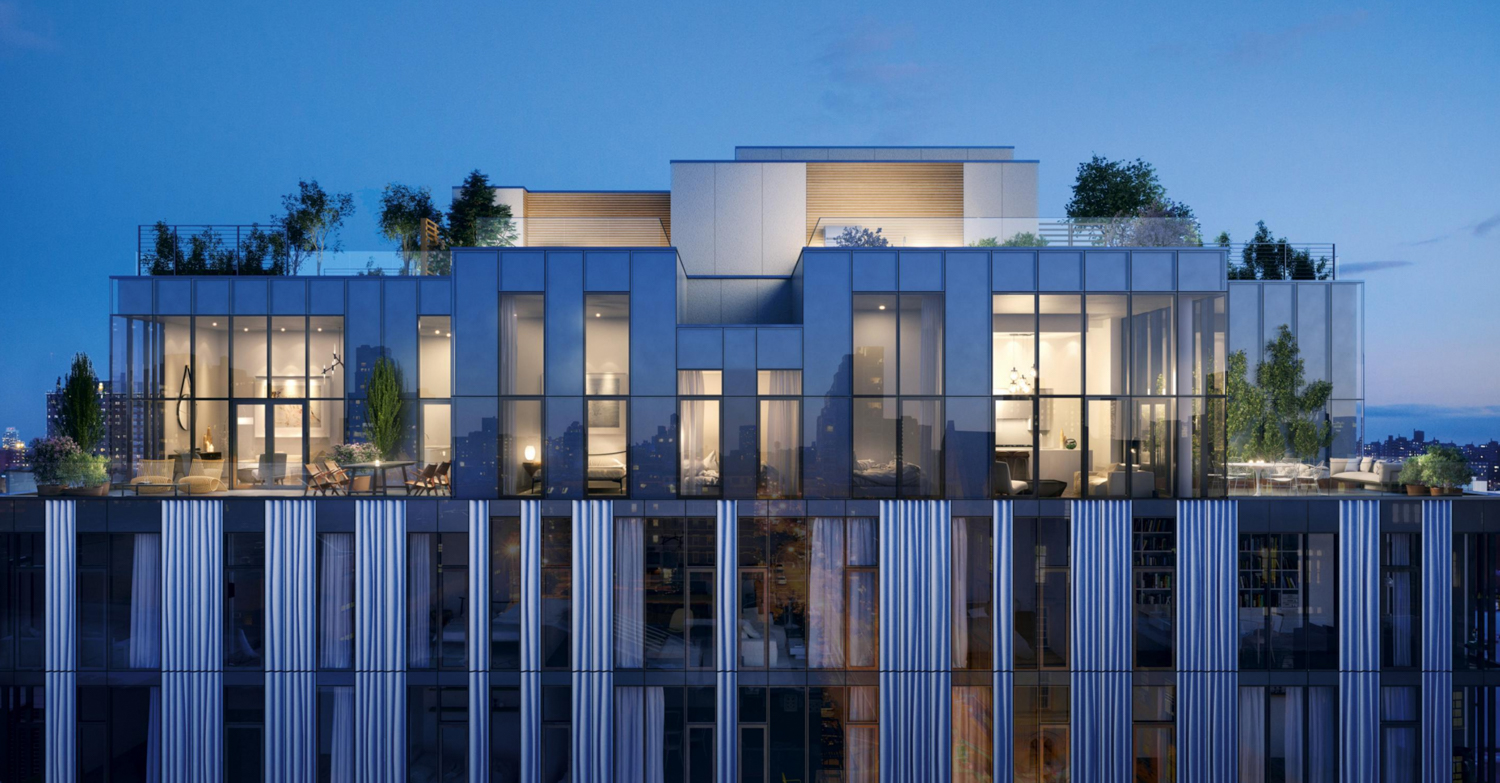 150 Rivington Street rooftop, design by GLUCK+