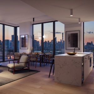 GALERIE Penthouse Living, Renderings by Binyan Studios