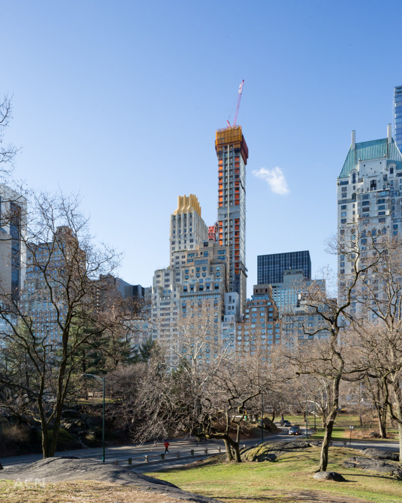 111 West 57th Street from Central Park, image by Andrew Campbell Nelson