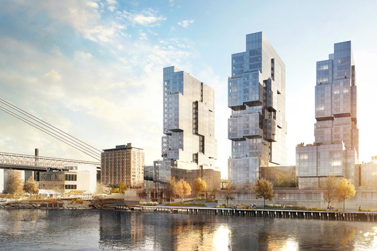 420 Kent Avenue waterfront, design by ODA New York