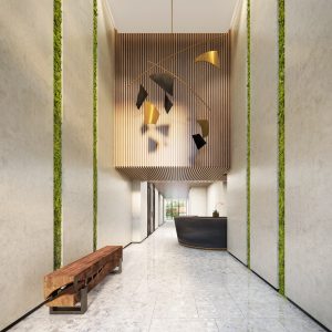 67 Livingston lobby, rendering by Redundant Pixel