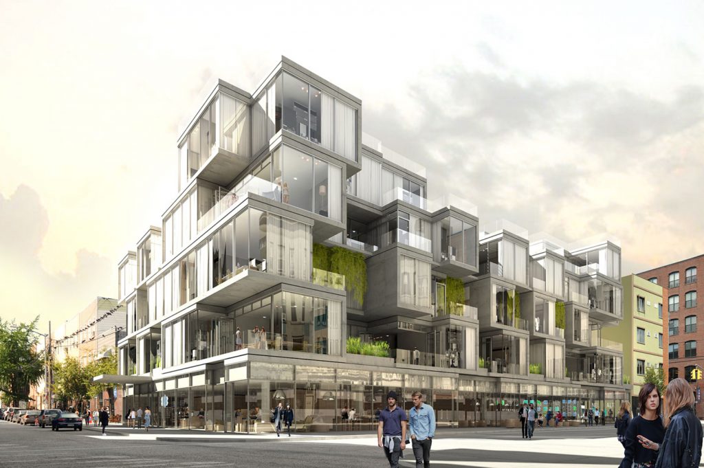 510 Driggs Avenue, rendering by ODA Architecture