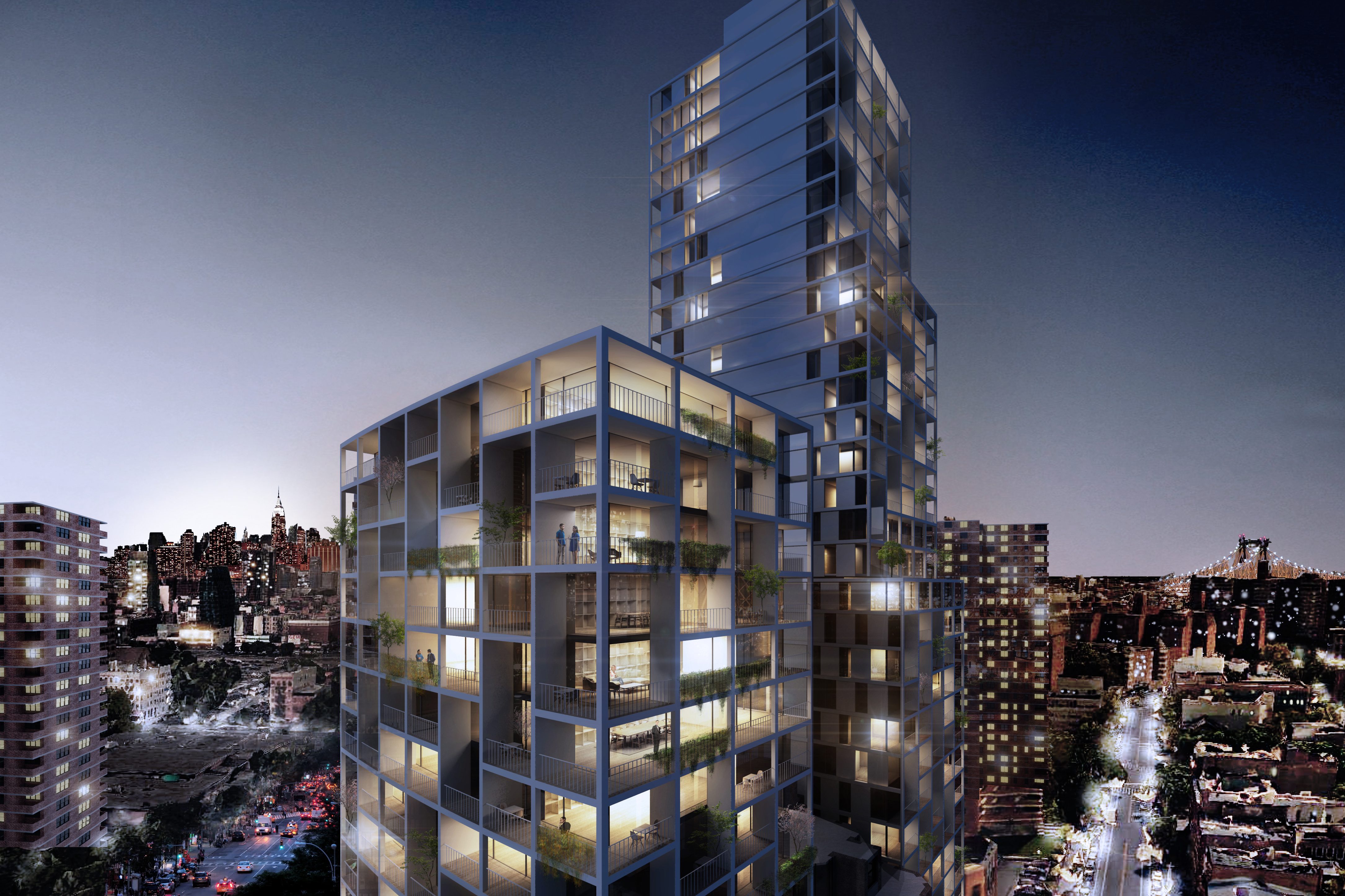 226-232 East Broadway, rendering by S4 Architecture