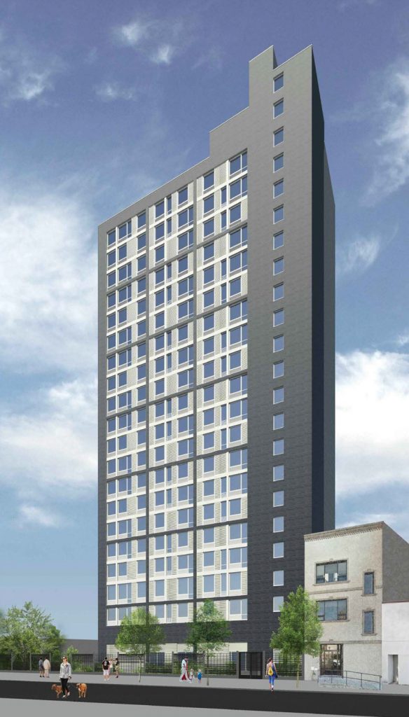 153-19 Jamaica Avenue from 90th Road, rendering courtesy GF55