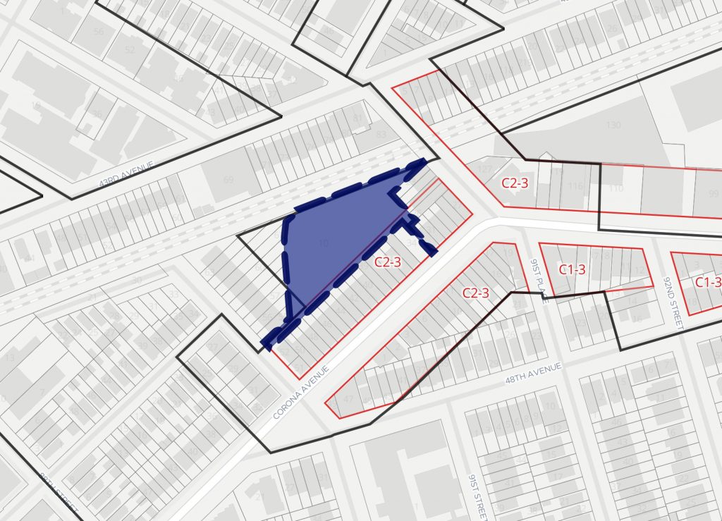 47-11 90th Street site, via ZoLa