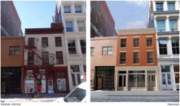 53 Mercer Avenue rendering, before and after, rendering by DXA Studio
