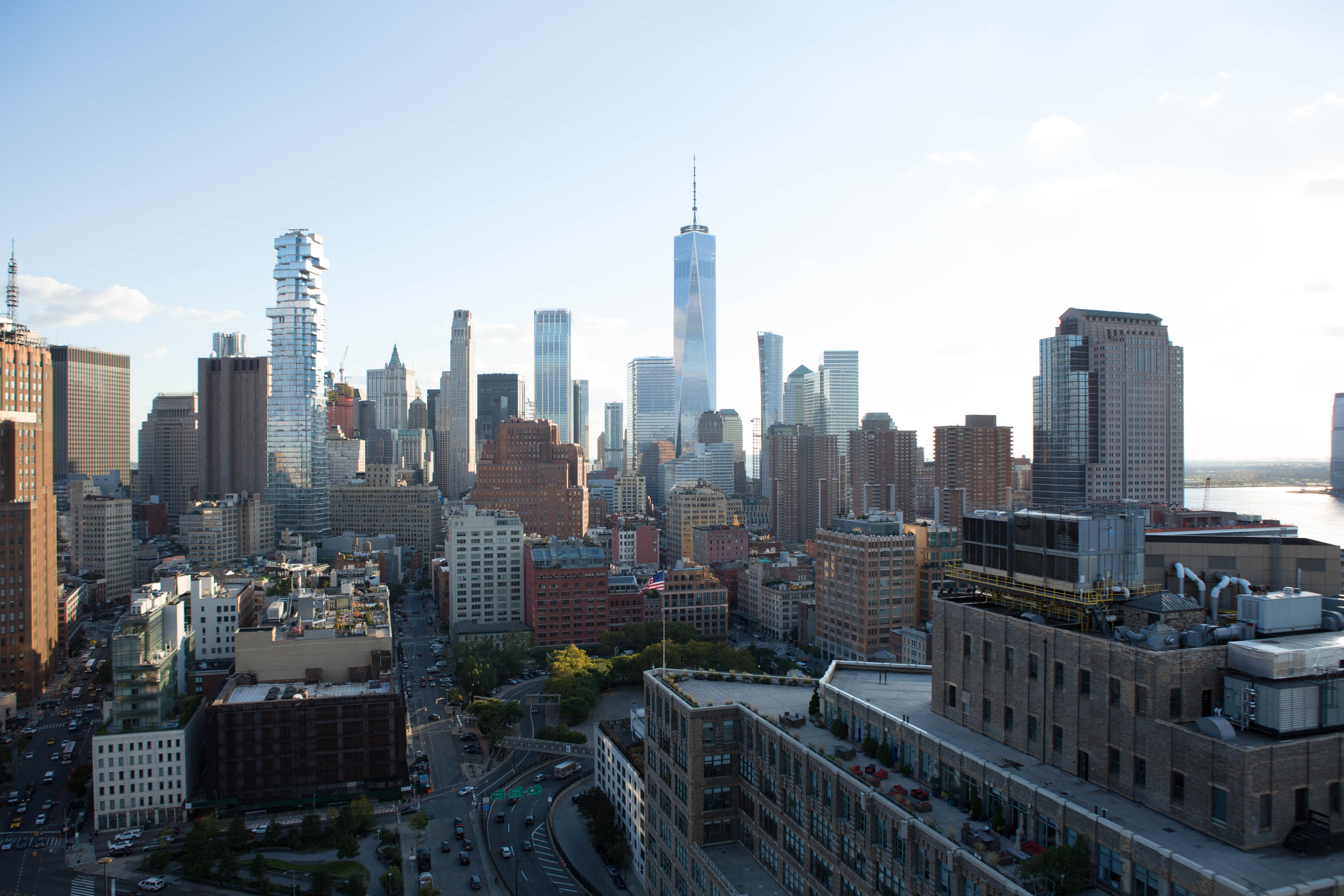 FiDi, as seen from 565 Broome Street, image by Andrew Campbell Nelson